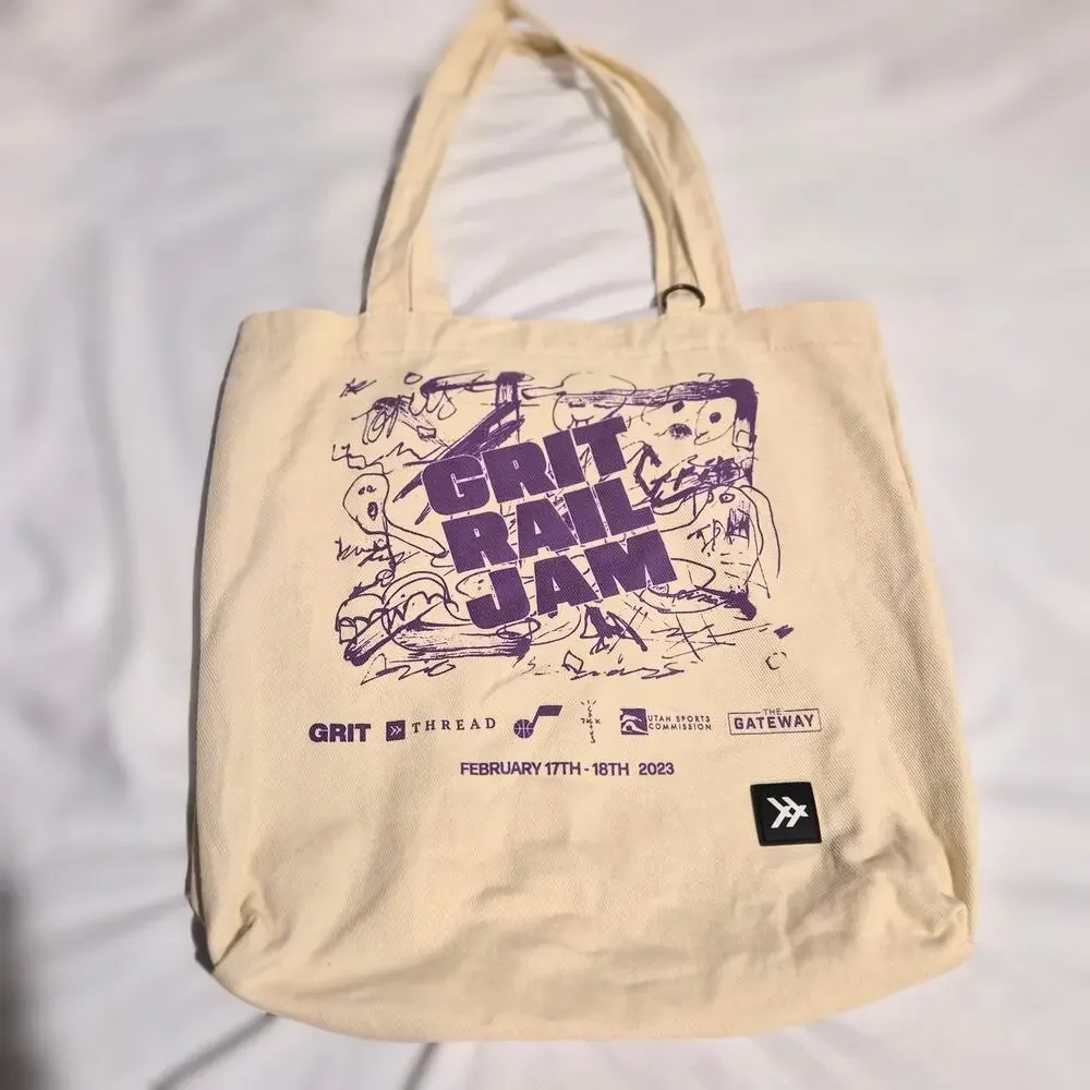 Rare Cactus Jack x Utah Jazz GRIT Rail Jam Tote Bag - Thread Wallets 2023